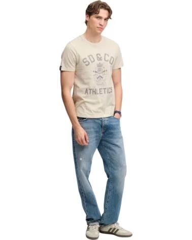 SUPERDRY CAMISETA MANGA CORTA HOMBRE BEIGE