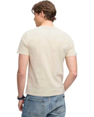 SUPERDRY CAMISETA MANGA CORTA HOMBRE BEIGE