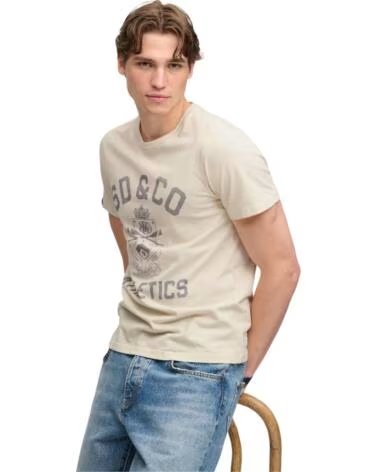 SUPERDRY CAMISETA MANGA CORTA HOMBRE BEIGE