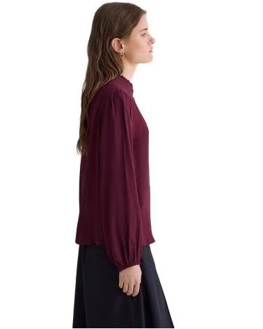 YERSE HEMD 45865 RÜSCHENKRAGEN BORDEAUX VARIOS COLORES