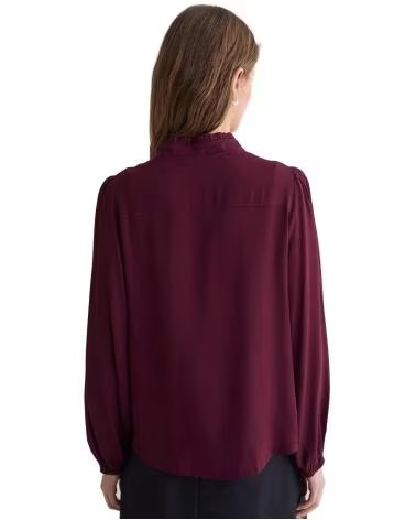 YERSE HEMD 45865 RÜSCHENKRAGEN BORDEAUX VARIOS COLORES