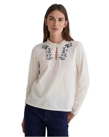 BLUSA YERSE 45167 CRU BORDADA VARIOS COLORES