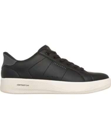 SKECHERS Zapatillas Slip-Ins Arch Fit Court Break en negro para hombre BLACK DURALEATHER- GRAY SUEDE