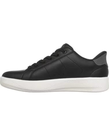 SKECHERS Zapatillas Slip-Ins Arch Fit Court Break en negro para hombre BLACK DURALEATHER- GRAY SUEDE