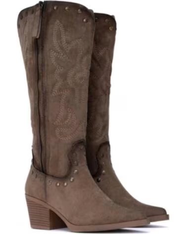 XTI BOTTES COWBOY FEMME BASIC 146508 TAUPE