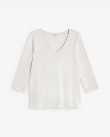 YERSE T-SHIRT 45107 V-AUSSCHNITT ÉCRU IN VERSCHIEDENEN FARBEN VARIOS COLORES