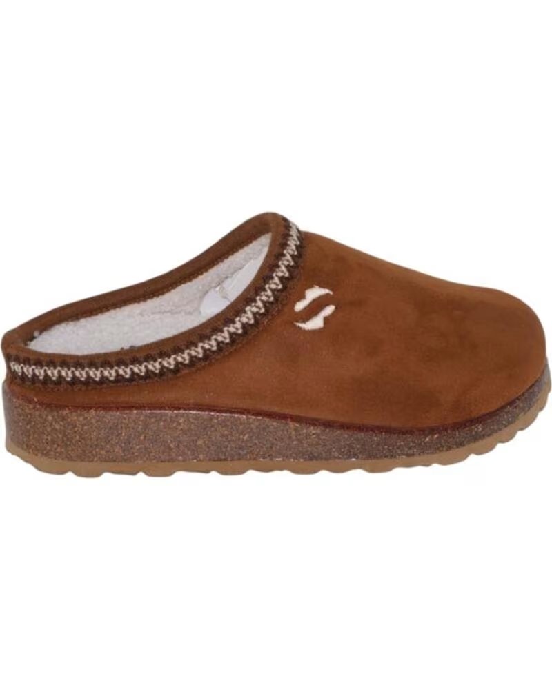 SEVILLAS KOMFORT SLIP-ON HAUSSCHUH MIT PLUMAFLEX SV175 INNENSOHLE FÜR DAMEN CUERO