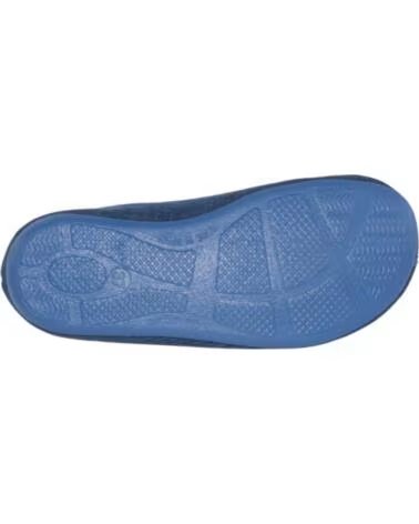 SEVILLAS KOMFORT SLIP-ON HAUSSCHUH PLUMAFLEX EINLEGESOHLE SV507 DAMEN BLAU AZUL