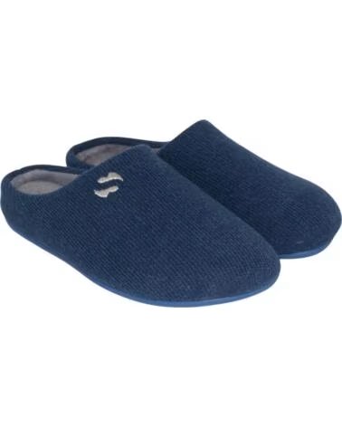 SEVILLAS KOMFORT SLIP-ON HAUSSCHUH PLUMAFLEX EINLEGESOHLE SV507 DAMEN BLAU AZUL