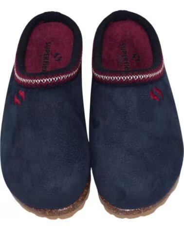 SEVILLAS KOMFORT SLIP-ON HAUSSCHUH PLUMAFLEX SOHLE SV176 MARINEBLAU MARINO
