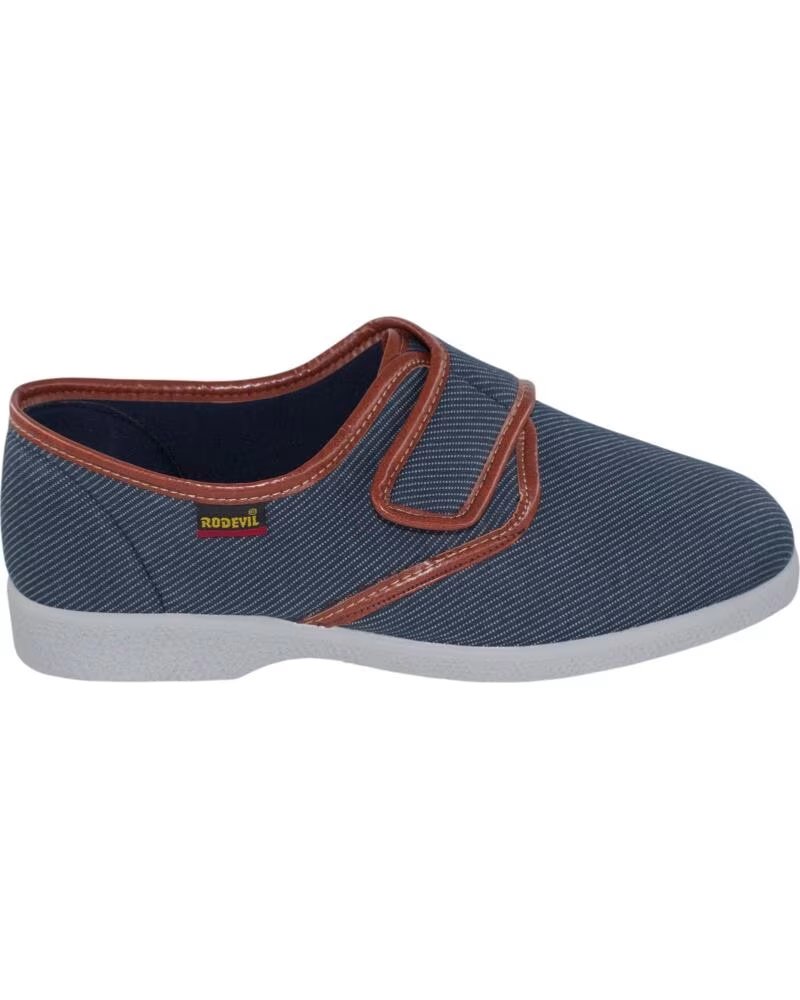 SEVILLAS KOMFORT-STOFFSCHUH MIT KLETTVERSCHLUSS RODEVIL 635 FÜR HERREN JEANS