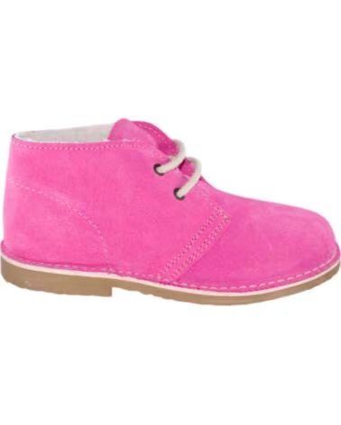 SEVILLAS BOTTINE EN CROÛTE DE CUIR AVEC MOUTON SYNTHÉTIQUE 807FB POUR FEMME FUSHIA FUCSIA