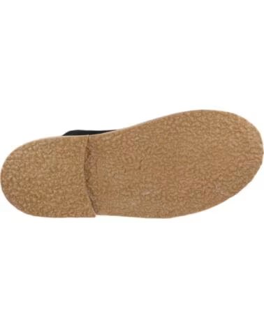 SEVILLAS BOTTILLON EN CROÛTE DE CUIR AVEC MOUTON SYNTHÉTIQUE 807FB FEMME NEGRO