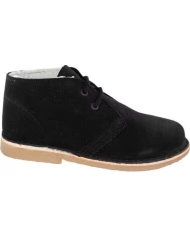 SEVILLAS BOTTILLON EN CROÛTE DE CUIR AVEC MOUTON SYNTHÉTIQUE 807FB FEMME NEGRO
