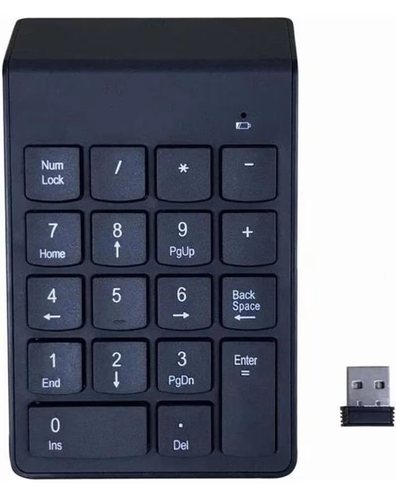 GEMBIRD Teclado Numerico Wireless USB Negro