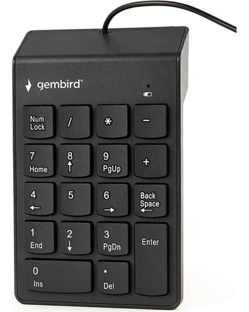 GEMBIRD Teclado Numerico por cable USB Negro
