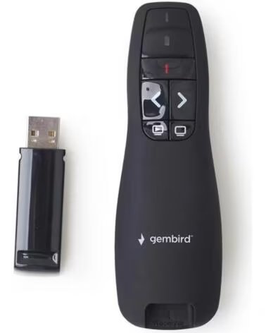 GEMBIRD Presentador Inalambrico Puntero Laser USB