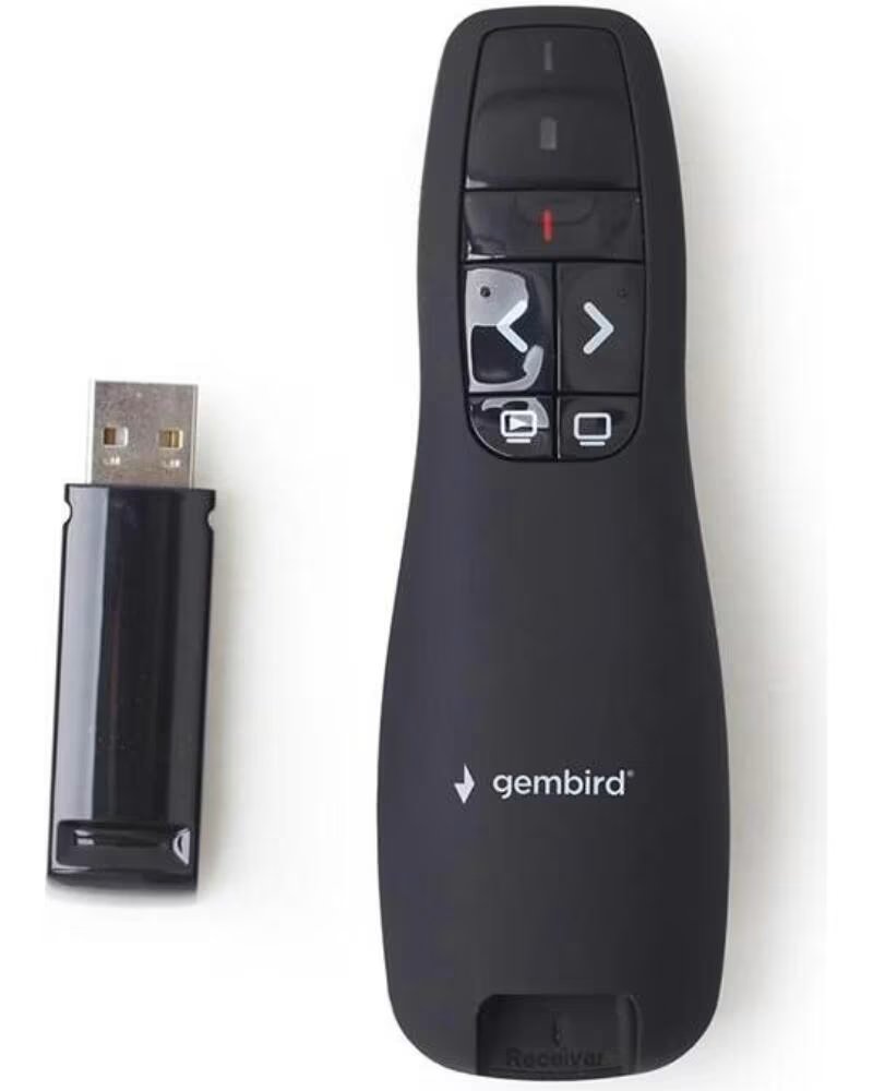 GEMBIRD Presentador Inalambrico Puntero Laser USB