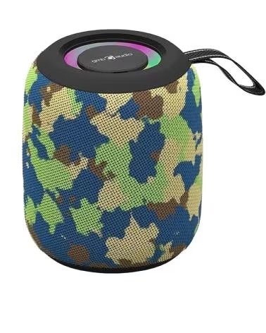 GEMBIRD HAUT-PARLEUR BLUETOOTH SPK-BT-LED-05-CM LUMIÈRE LED RGB CAMOUFLAGE