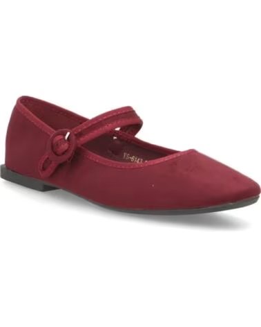 SPORT3PUNTO0 YS-6143-BORDEAUX SAMT-BALLERINAS MIT RIEMEN VARIOS COLORES
