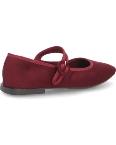 SPORT3PUNTO0 YS-6143-BORDEAUX SAMT-BALLERINAS MIT RIEMEN VARIOS COLORES