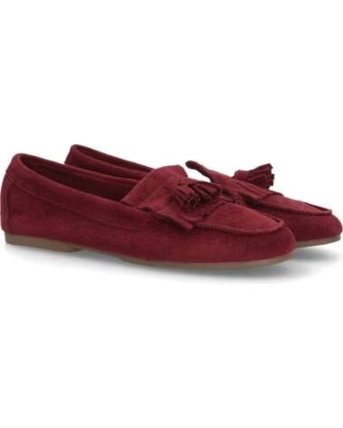MOCASSINS EN DAIM AVEC GLANDS SPORT3PUNTO0 GG-5760 BORDEAUX VARIOS COLORES