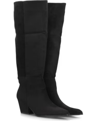 SPORT3PUNTO0 A-6028 BOTTES HAUTES EN SUÉDINE NOIRE VARIOS COLORES