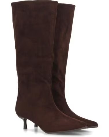 SPORT3PUNTO0 A-6023-CAFE BOTTES HAUTES EN DAIM MARRON VARIOS COLORES