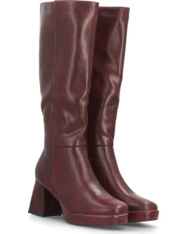 SPORT3PUNTO0 YY-186MB STIVALI ALTI BORDEAUX CON TACCO E PLATEAU VARIOS COLORES