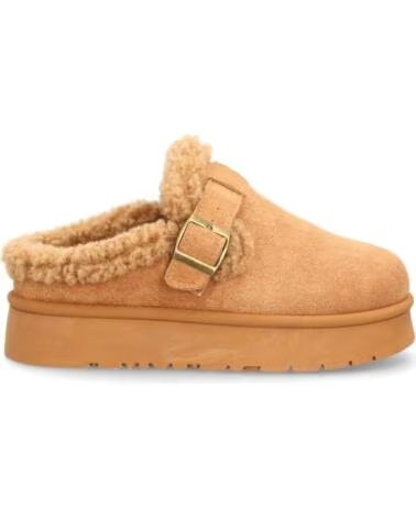 SPORT3PUNTO0 SL-793-CAMEL PLATEAU-CLOGS MIT FELLFUTTER VARIOS COLORES