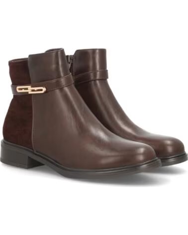 SPORT3PUNTO0 YY-189-CAFE BOTTINES FEMME MARRON AVEC BOUCLE VARIOS COLORES