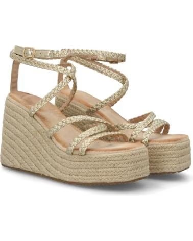 SPORT3PUNTO0 FZL-0024 GOLDENE KEILSANDALETTEN MIT PLATEAU VARIOS COLORES