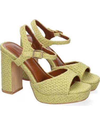 SPORT3PUNTO0 A-5167 SANDALIAS DE TACÓN Y PLATAFORMA VERDE VARIOS COLORES