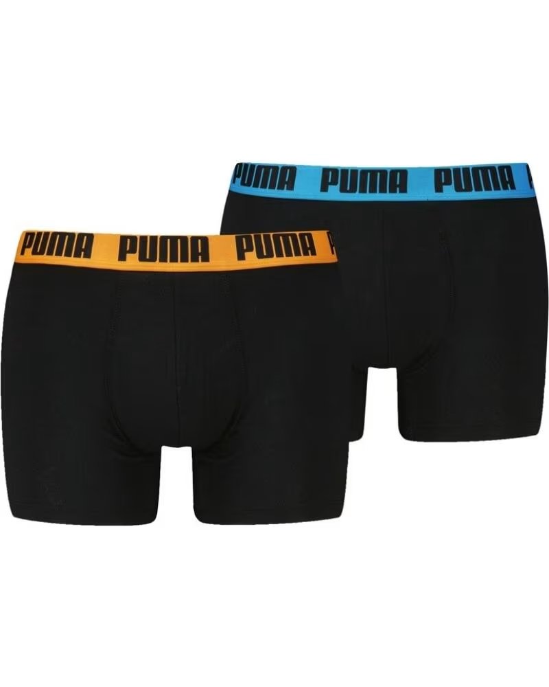 PUMA 701243787 009 EVERYDAY BASIC BOXER SHORTS 2ER-PACK NEGRO