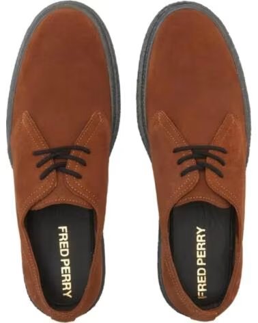 FRED PERRY LINDEN SUEDE B4360 GINGER MARRóN