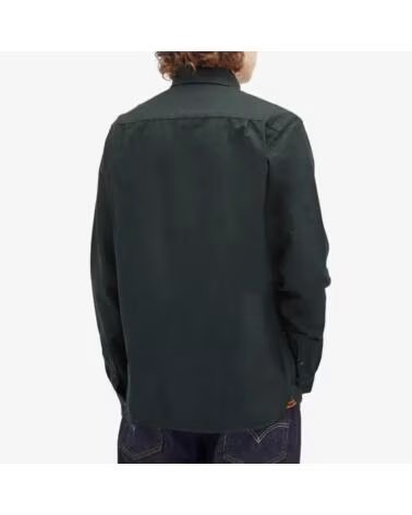 FRED PERRY CAMICIA OXFORD NIGHT GREEN VERDE OSCURO