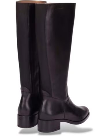 WONDERS BOTAS PLANAS MUJER D-1808 NEGRO