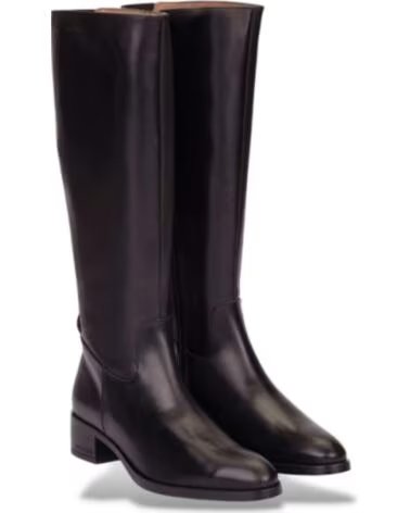 WONDERS BOTAS PLANAS MUJER D-1808 NEGRO