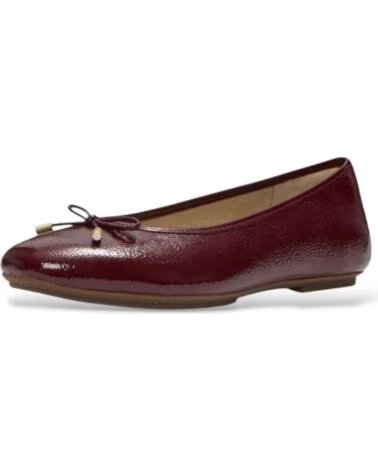 FITFLOP SAPATILHAS DELICATO BOW TEXTURED PATENT BORDÔ ROJO