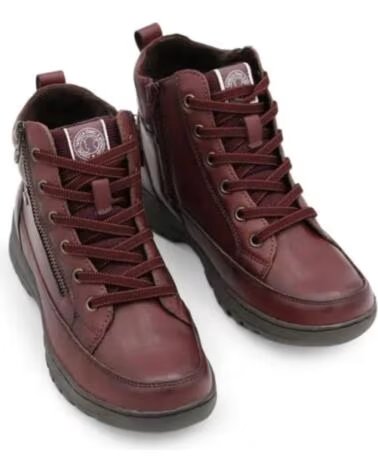 CORONEL TAPIOCCA STIVALETTI BASSI T580 BORDEAUX ROJO