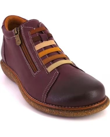 VALERIAS 2868 BOTTINES FEMME BORDEAUX CUIR BURDEOS
