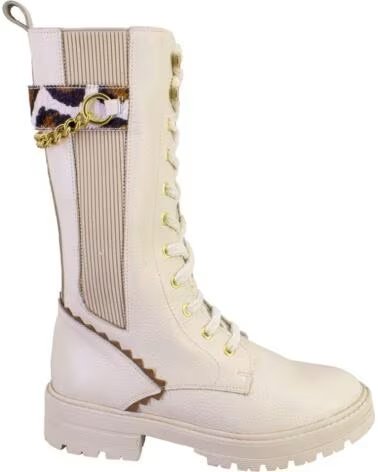 NIVAL CARLA01 BOTAS ALTAS DE PIEL CREMA