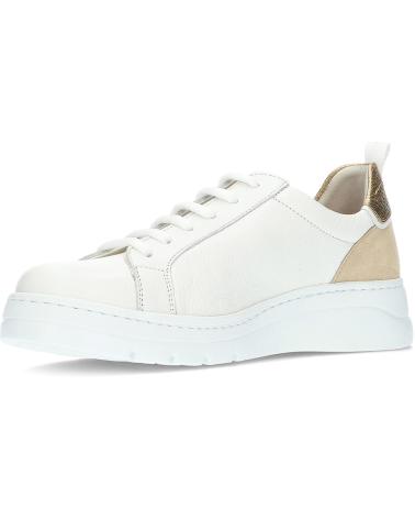 Esportes  de Mulher FLUCHOS DEPORTIVAS POMPAS F1665 BLANCOORO