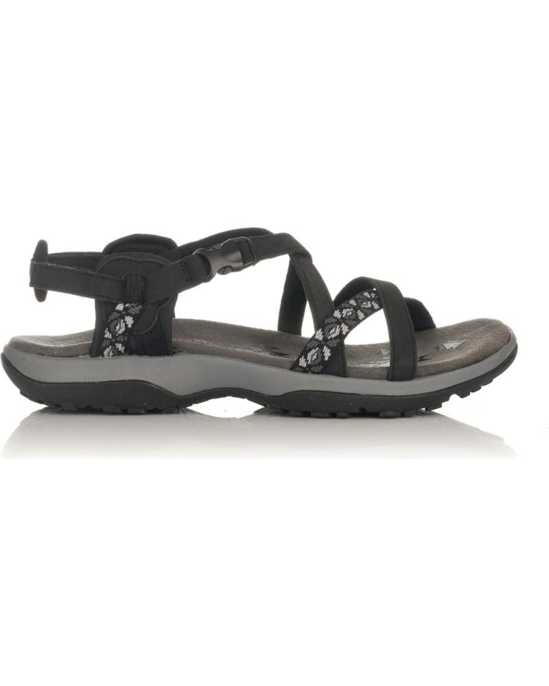 Sandali per Donna SKECHERS SANDALIAS PLANAS REGGAE SLIM  40955 NEGRO