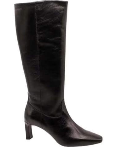 WONDERS STIVALE ALTO CON TACCO VITA 03 NERO NEGRO