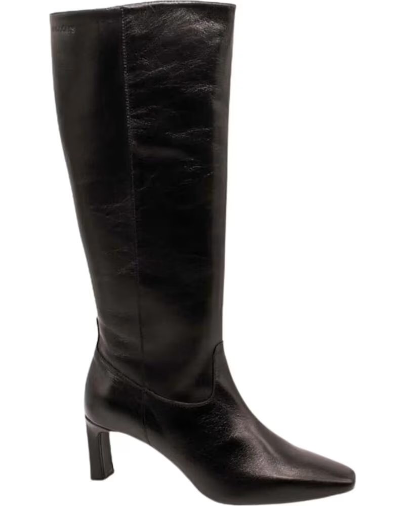 WONDERS STIVALE ALTO CON TACCO VITA 03 NERO NEGRO