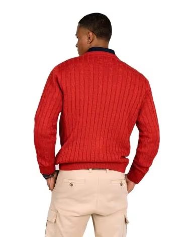 HARPER NEYER MAGLIONE BLARNEY CASTLE ROSSO ROJO
