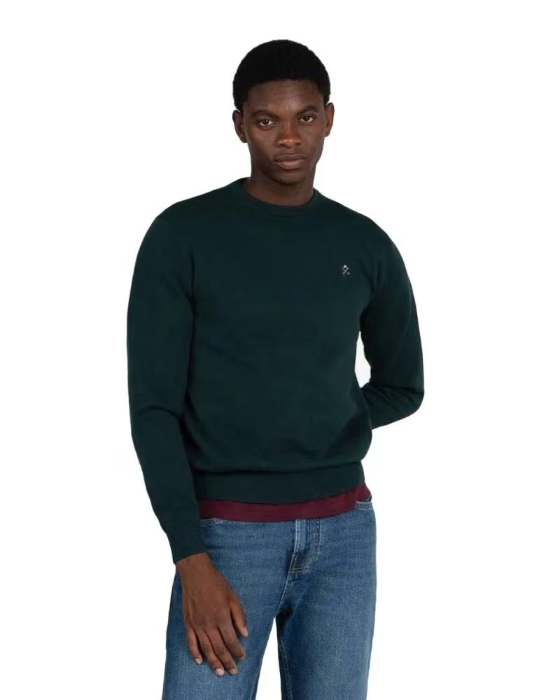 HARPER NEYER RUNDHALS PULLOVER GRÜN VERDE