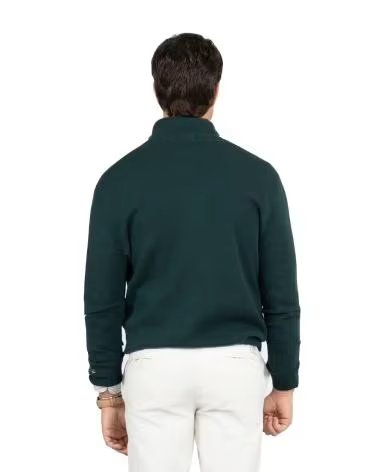 HARPER AND NEYER PULLOVER ZIPPER GRÜN VERDE