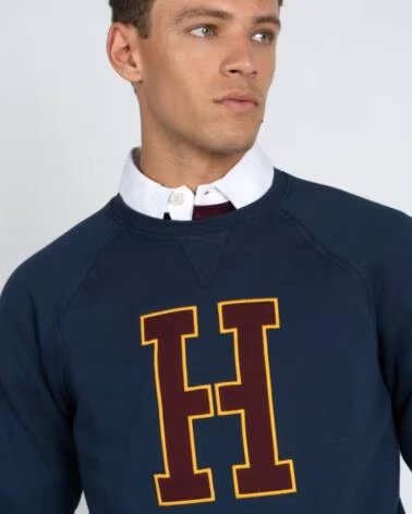 HARPER NEYER SUDADERA RAGLÁN NAVY AZUL